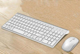 Clavier et souris sans fil, Ultra-Slim AZERTY, Silencieux Ergonomique