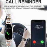 Élégante montre connectée pour femme, légère et confortable