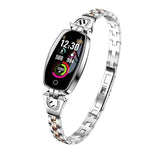 Élégante montre connectée pour femme, légère et confortable