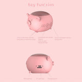 Enceinte Bluetooth Compacte et Puissante en forme de Cochon