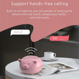 Enceinte Bluetooth Compacte et Puissante en forme de Cochon