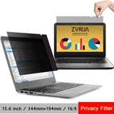 Filtre de confidentialité anti-reflet et anti-lumière bleue pour écran 15.6"