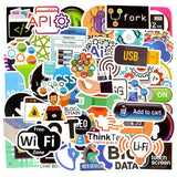 Lot de 50 autocollants décoratifs pour vos tablettes, PC, smartphones. libclic.com