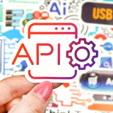 Lot de 50 autocollants décoratifs pour vos tablettes, PC, smartphones. libclic.com