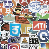 Lot de 50 autocollants décoratifs pour vos tablettes, PC, smartphones. libclic.com