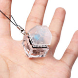 Porte-clés anti-stress à clavier mécanique avec lumière LED