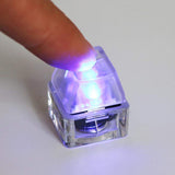 Porte-clés anti-stress à clavier mécanique avec lumière LED
