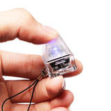 Porte-clés anti-stress à clavier mécanique avec lumière LED