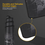 Tapis de souris Carte du Monde - Bureautique et Gaming - XXL