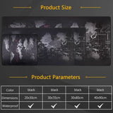 Tapis de souris Carte du Monde - Bureautique et Gaming - XXL