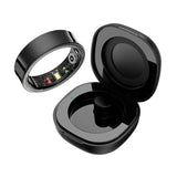 Bague connectée, avec boîtier de charge – Suivi santé et sommeil