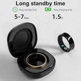 Bague connectée, avec boîtier de charge – Suivi santé et sommeil
