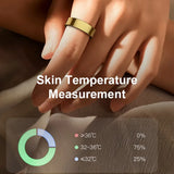 Bague connectée, avec boîtier de charge – Suivi santé et sommeil