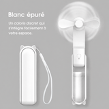 Mini ventilateur portable 2000 mAh USB rechargeable – 3 vitesses