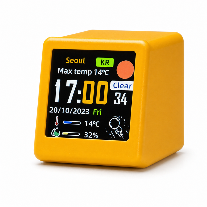 GeekMagic SmallTV Ultra – Horloge météo WiFi avec écran IPS