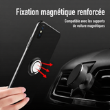 Support magnétique 360° pour smartphone – Anneau adhésif universel