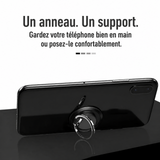 Support magnétique 360° pour smartphone – Anneau adhésif universel