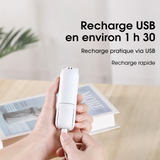 Mini ventilateur portable 2000 mAh USB rechargeable – 3 vitesses