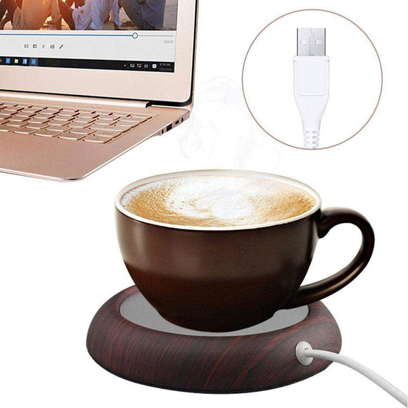 Chauffe tasse USB léger et compact en bois, de haute qualitélibclic.com